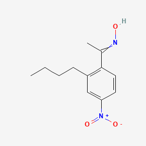 N-[1-(2-Butyl-4-nitrophenyl)ethylidene]hydroxylamine