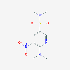 6-(Dimethylamino)-N,N-dimethyl-5-nitropyridine-3-sulfonamide