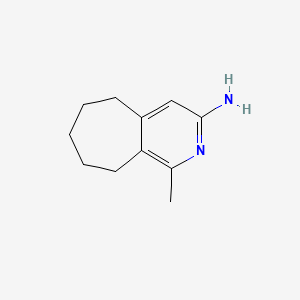 5H-Cyclohepta[c]pyridin-3-amine, 6,7,8,9-tetrahydro-1-methyl-