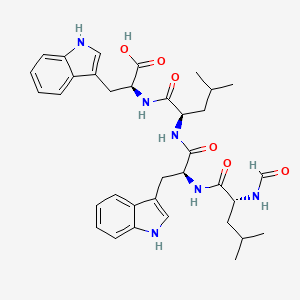 N-Formyl-D-leucyl-L-tryptophyl-D-leucyl-L-tryptophan