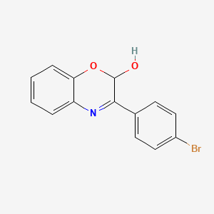 3-(4-Bromophenyl)-2H-1,4-benzoxazin-2-ol