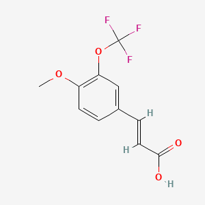 4-Methoxy-3-(trifluoromethoxy)cinnamic acid