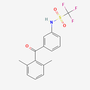 N-[3-(2,6-Dimethylbenzoyl)phenyl]-1,1,1-trifluoromethanesulfonamide