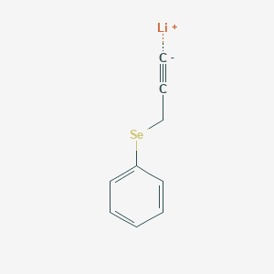 lithium;prop-2-ynylselanylbenzene