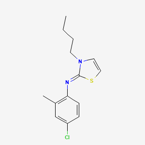 (2Z)-3-Butyl-N-(4-chloro-2-methylphenyl)-1,3-thiazol-2(3H)-imine