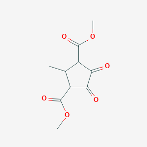 1,3-Cyclopentanedicarboxylic acid, 2-methyl-4,5-dioxo-, dimethyl ester