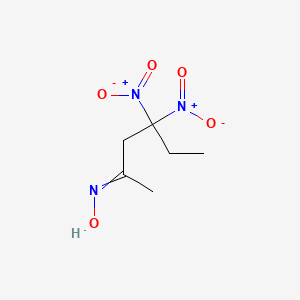 N-(4,4-Dinitrohexan-2-ylidene)hydroxylamine