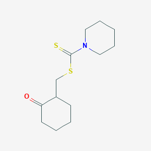 (2-Oxocyclohexyl)methyl piperidine-1-carbodithioate