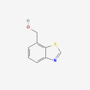 molecular formula C8H7NOS B1456270 Benzo[d]thiazol-7-ylmethanol CAS No. 1780141-37-8