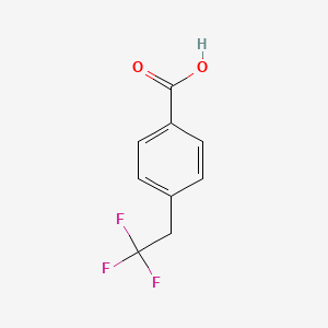 molecular formula C9H7F3O2 B1456272 4-(2,2,2-Trifluoroethyl)benzoic acid CAS No. 1176282-86-2