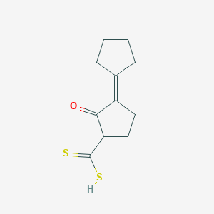 Cyclopentanecarbodithioic acid, 3-cyclopentylidene-2-oxo-