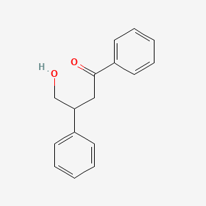 4-Hydroxy-1,3-diphenylbutan-1-one