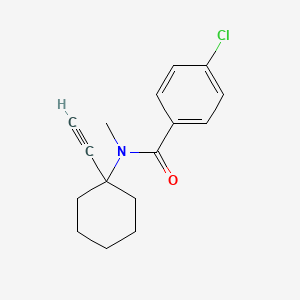 4-Chloro-N-(1-ethynylcyclohexyl)-N-methylbenzamide