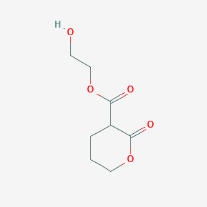 2-Hydroxyethyl 2-oxooxane-3-carboxylate