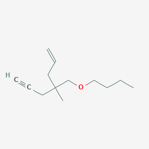 4-(Butoxymethyl)-4-methylhept-1-en-6-yne