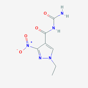 N-Carbamoyl-1-ethyl-3-nitro-1H-pyrazole-4-carboxamide