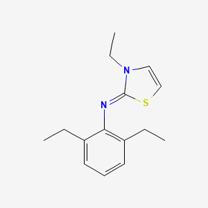 (2Z)-N-(2,6-Diethylphenyl)-3-ethyl-1,3-thiazol-2(3H)-imine