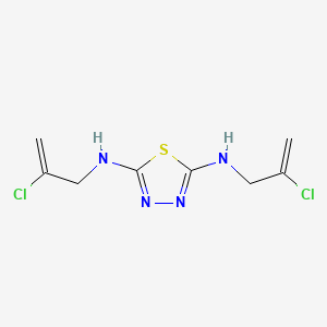 N~2~,N~5~-Bis(2-chloroprop-2-en-1-yl)-1,3,4-thiadiazole-2,5-diamine