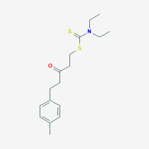 5-(4-Methylphenyl)-3-oxopentyl diethylcarbamodithioate