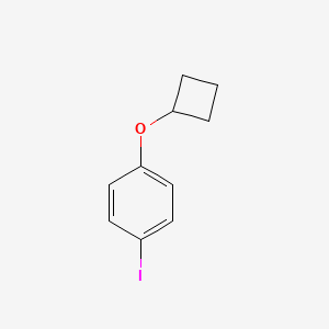 molecular formula C10H11IO B1456287 1-Cyclobutoxy-4-iodobenzene CAS No. 1353777-51-1