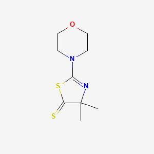 5(4H)-Thiazolethione, 4,4-dimethyl-2-(4-morpholinyl)-