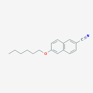 6-(Hexyloxy)naphthalene-2-carbonitrile