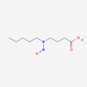 Butyric acid, 4-(N-nitrosopentylamino)-