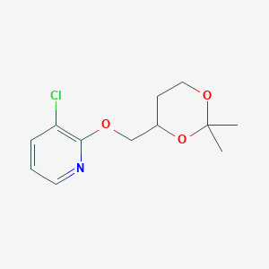 3-Chloro-2-[(2,2-dimethyl-1,3-dioxan-4-yl)methoxy]pyridine