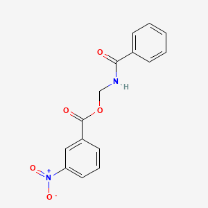 Benzamide, N-[[(3-nitrobenzoyl)oxy]methyl]-