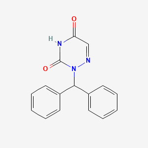 2-(Diphenylmethyl)-1,2,4-triazine-3,5(2H,4H)-dione