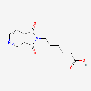 B1456304 6-(1,3-dioxo-1,3-dihydro-2H-pyrrolo[3,4-c]pyridin-2-yl)hexanoic acid CAS No. 362672-11-5