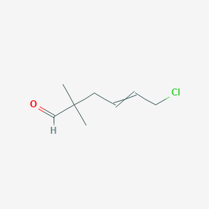 6-Chloro-2,2-dimethylhex-4-enal