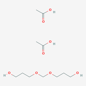 Acetic acid;3-(3-hydroxypropoxymethoxy)propan-1-ol