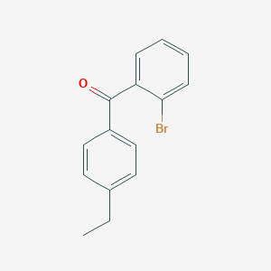 molecular formula C15H13BrO B145631 2-溴-4'-乙基苯甲酮 CAS No. 137327-29-8