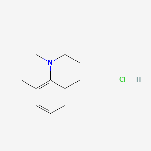 N,2,6-Trimethyl-N-(propan-2-yl)aniline--hydrogen chloride (1/1)