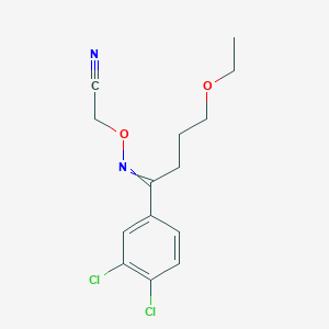 ({[1-(3,4-Dichlorophenyl)-4-ethoxybutylidene]amino}oxy)acetonitrile