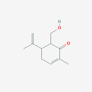 6-(Hydroxymethyl)-2-methyl-5-(prop-1-en-2-yl)cyclohex-2-en-1-one