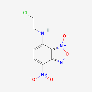 N-(2-chloroethyl)-7-nitro-3-oxido-2,1,3-benzoxadiazol-3-ium-4-amine