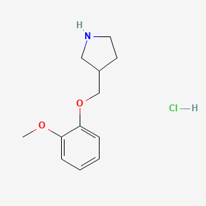 3-[(2-Methoxyphenoxy)methyl]pyrrolidine hydrochloride