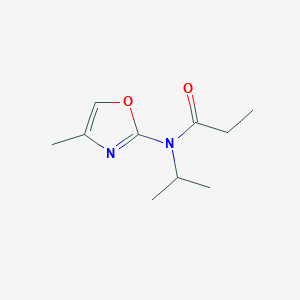 N-(4-Methyl-1,3-oxazol-2-yl)-N-(propan-2-yl)propanamide