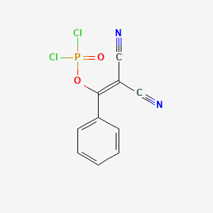 2,2-Dicyano-1-phenylethenyl phosphorodichloridate