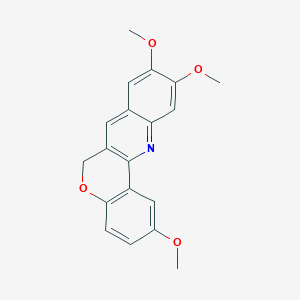 2,9,10-Trimethoxy-6H-[1]benzopyrano[4,3-b]quinoline