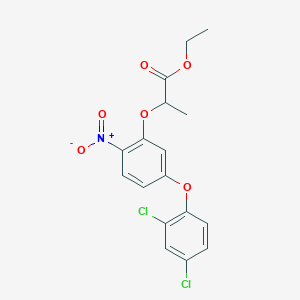 Ethyl 2-[5-(2,4-dichlorophenoxy)-2-nitrophenoxy]propanoate