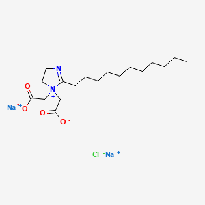 Disodium 1,1-bis(carboxymethyl)-4,5-dihydro-2-undecyl-1H-imidazolium chloride