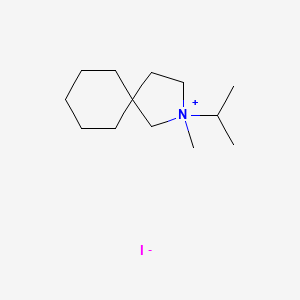 2-Azoniaspiro[4.5]decane, 2-methyl-2-(1-methylethyl)-, iodide