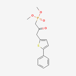 Dimethyl [2-oxo-3-(5-phenylthiophen-2-yl)propyl]phosphonate