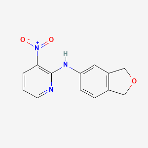 N-(1,3-Dihydro-2-benzofuran-5-yl)-3-nitropyridin-2-amine