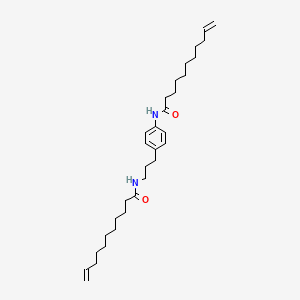 N-(3-{4-[(Undec-10-enoyl)amino]phenyl}propyl)undec-10-enamide