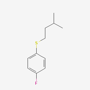 Benzene, 1-fluoro-4-[(3-methylbutyl)thio]-