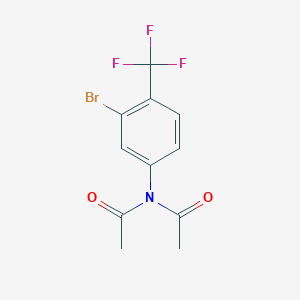 N-Acetyl-N-[3-bromo-4-(trifluoromethyl)phenyl]acetamide